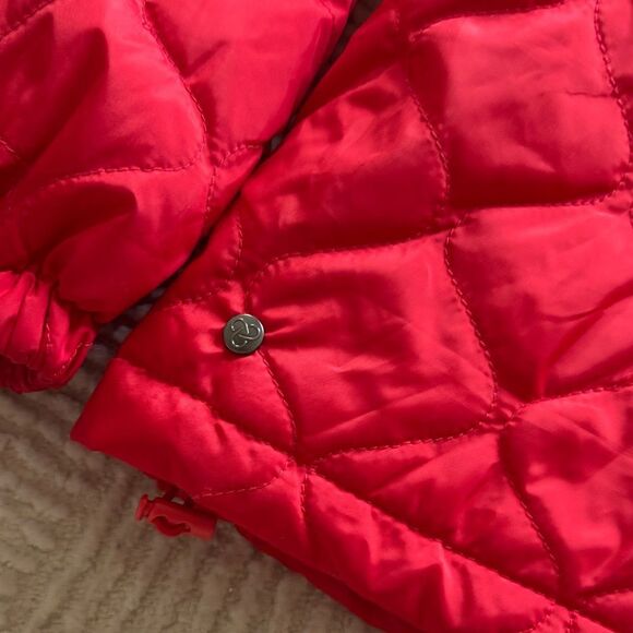 Zella Vibrant Red Quilted Puffer Jacket - Picture 7 of 10